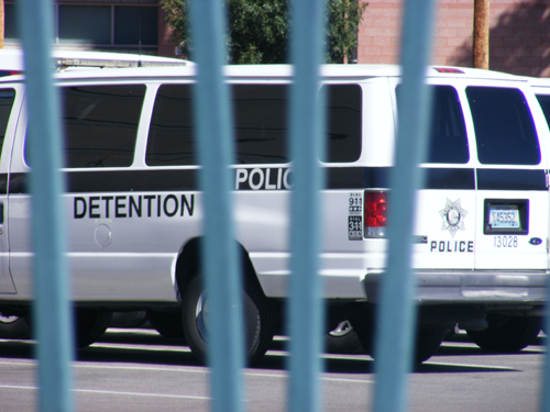 Las Vegas Jail Inmates - Detention and Enforcement Van 