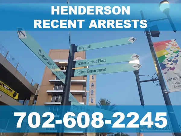 Henderson Recent Arrests